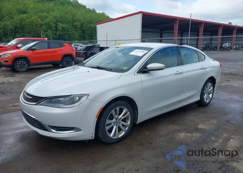 2015 Chrysler 200 Limited from USA, damaged, VIN 1C3CCCAB7FN555436